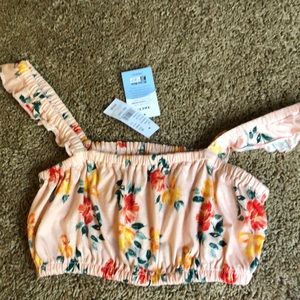 Floral Pacsun crop top